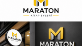 MARATON KİTAP EVLERİ LOGO TASARIMI VE 3D MOCKUP