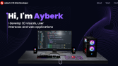 3D Portfolio Website 3 Boyutlu Kişisel Site