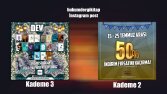 İnstagram %50 İndirim post