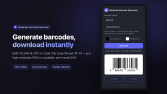Barkod Oluşturucu — PNG & SVG