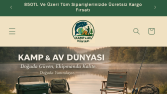 Kamp & Outdoor ürünleri için Shopify mağaza tasarımı