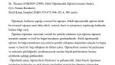 Thomas Gordon'nun - Etkili Öğretmenlik Eğitimi Kitabı