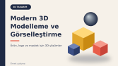 3D Ürün, Logo ve Maskot Modelleme ve Görselleştirme