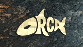 ORCA - orca ismi ile orka balinası şeklinde logo tasarımı