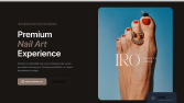 IRO Beautyzone için modern ve mobil uyumlu bir web sitesi.