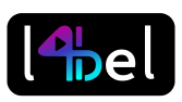 L4BEL New Music Artists Streaming Platform Logo Design
