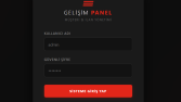 Web Sitesi admin paneli