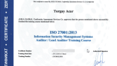 ISO 27001 Standart Eğitimi