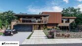 Lüks Villa Dış Cephe Tasarımı ve Çevre Düzenlemesi
