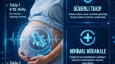 Kadın doğum kliniği için gebelik takibi ınfografik tasarımı 
