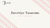 Davetiye Tasarımları