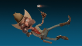 OLD COWBOY 3D MODEL (FOR PRODUCTİON)