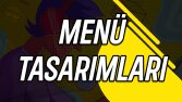 Cafe - Bar - Restoran Menü Tasarımları