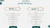 Restauranta Özel Menü Tasarımı
