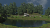 Wooden Farm House