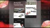 Modern One Page Arayüz Tasarımı