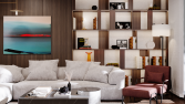 "Urban Serenity" Oturma Odası Tasarımı