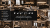 Modern İç Mekan Tasarımı ve Gerçekçi 3D Görselleştirme