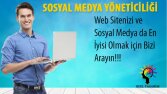 sosyal medya yöneticiliği ve takip listenizi arttırabilirim
