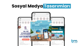 Markalar için yapmış olduğum sosyal medya tasarımları