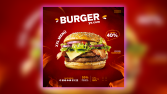 Burger Ye post tasarımı
