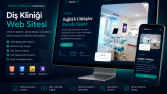 Diş Klinikleri İçin Modern Tek Sayfa Web Sitesi