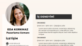 Ben, sizler için cv hazırlıyabilirim