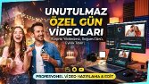 Özel günleriniz için duygusal ve etkileyici sürpriz videolar hazırlayabilirim