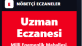 Nöbetçi Eczane Listeleme Sistemi (Gerçek Zamanlı)