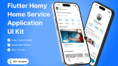 Flutter ev hizmeti kullanıcı arayüzü