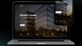 İnşaat firmaları için modern ve kurumsal web sitesi.