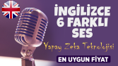 İngilizce En Uygun Fiyata Seslendirme