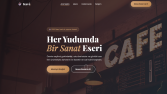 Modern & Lüks Restoran / Kafe Web Sitesi Tasarımı