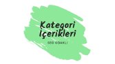 Kategori İçerikler