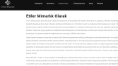 Etiler Mimarlık- Hakkımızda ve Tüm Web Metinleri