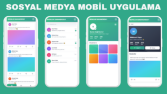 Modren Sosyal Medya Mobil Uygulaması