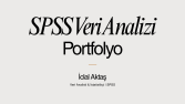 SPSS VERİ ANALİZİ