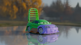 Cars Wingo 3D Modelleme
