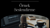 Örnek seslendirme