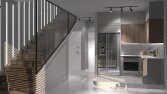Modern Loft Daire İç Mekan Tasarımı