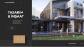 Mimar ve Müteahitler için Admin Panelli Web Sitesi