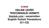 İngilizce-Türkçe Kaliteli Hızlı Çeviri