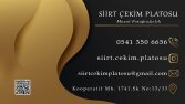Çekim Platosu Kartvizit Çalışmam