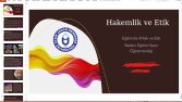Profesyonel Akademik Sunum Tasarımı – Eğitim Sektörü