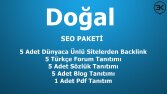 Doğal Seo Paketi