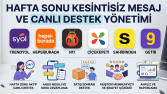 Hafta Sonu Pazaryeri Mağaza Mesajları Yanıtlama Hizmetim