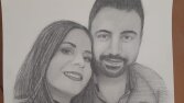 Karakalem kişiye özel Portre
