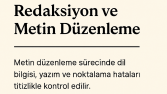Redaksiyon ve Metin düzenleme