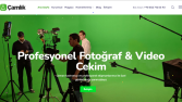 Çamlık Ajans şirketi için web tasarımım