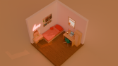 3D mekan modelleme ve render
